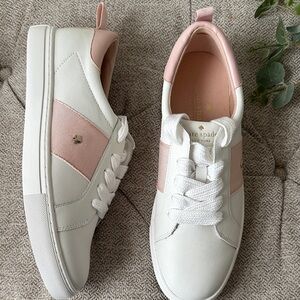 Kate Spade Cream and Pink Casual Sneakers